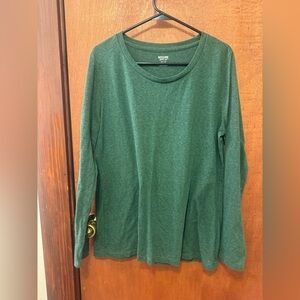 Mossimo Supply Co. Forest Green Long Sleeve Shirt